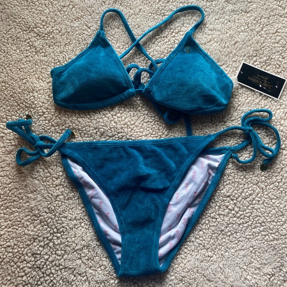✨SOLD✨Juicy Couture- Velour Bikini Set, SIZE: M - Picture 2 of 7
